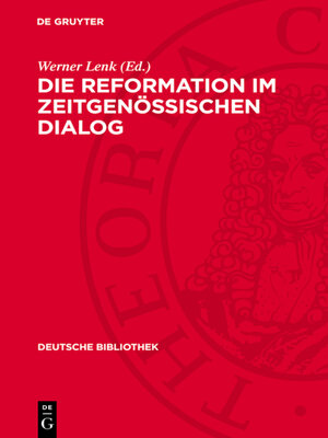 cover image of Die Reformation im zeitgenössischen Dialog